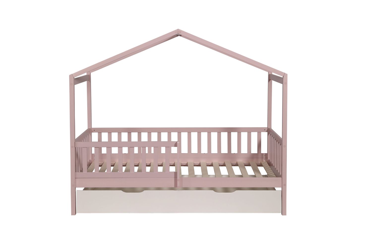 Solid Pine Storage Arch Bed Pink