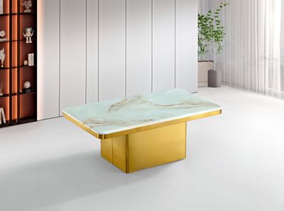 CARRARA COFFEE TABLE CREAM&amp;GOLD and GREY&amp;SILVER AVAILABLE
