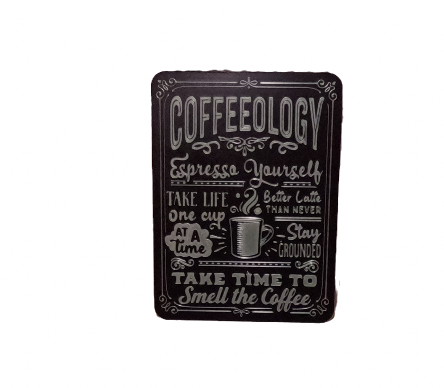 Schild COFFEEOLOGY