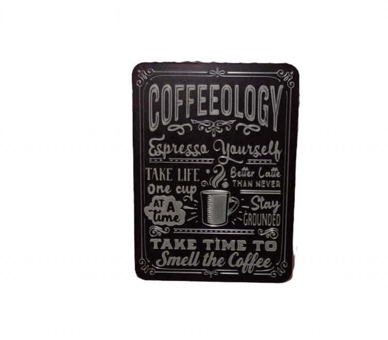 Schild COFFEEOLOGY
