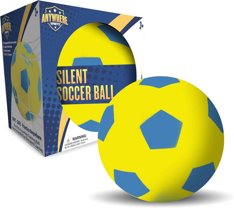 Silent Soccer Ball 8-Inch