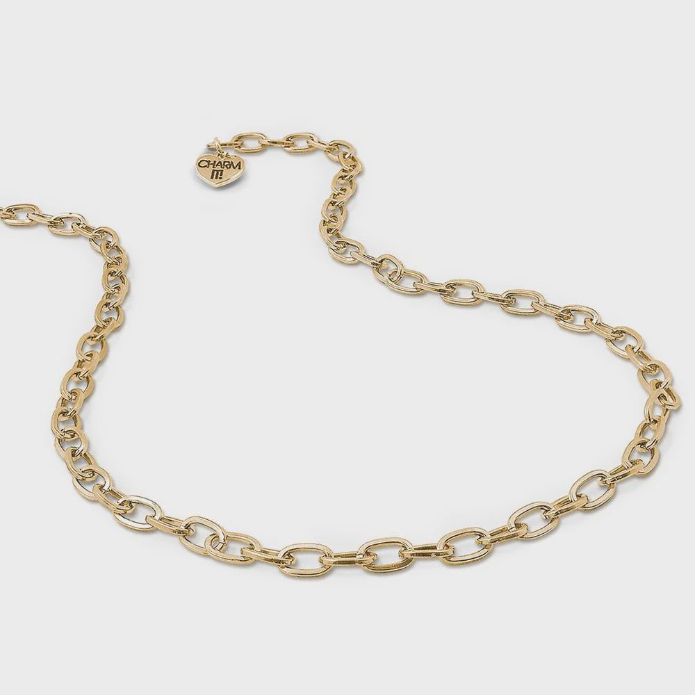 Charm It! Chain Necklace, Color: Gold