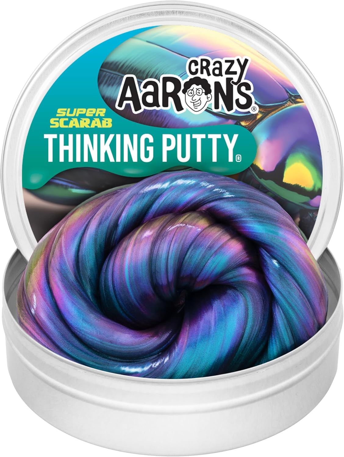 Super Scarab Illusion 4&quot; Thinking Putty Tin