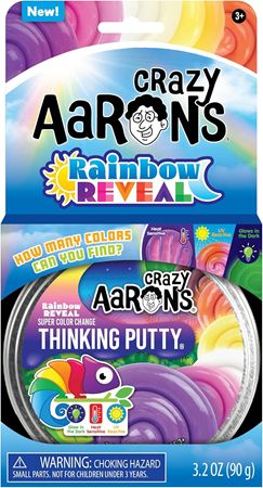 Rainbow Reveal - Full Size 4&quot; Thinking Putty Tin