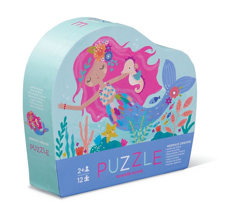 12-pc Mini Puzzle/Mermaid Dreams