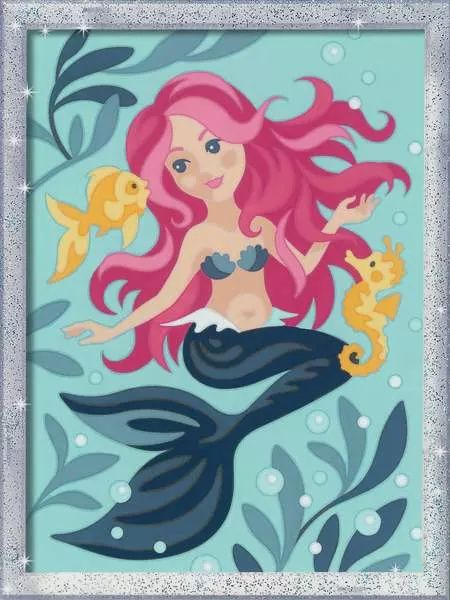 CreArt: Enchanting Mermaid w/Glitter 7x10