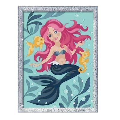 CreArt: Enchanting Mermaid w/Glitter 7x10