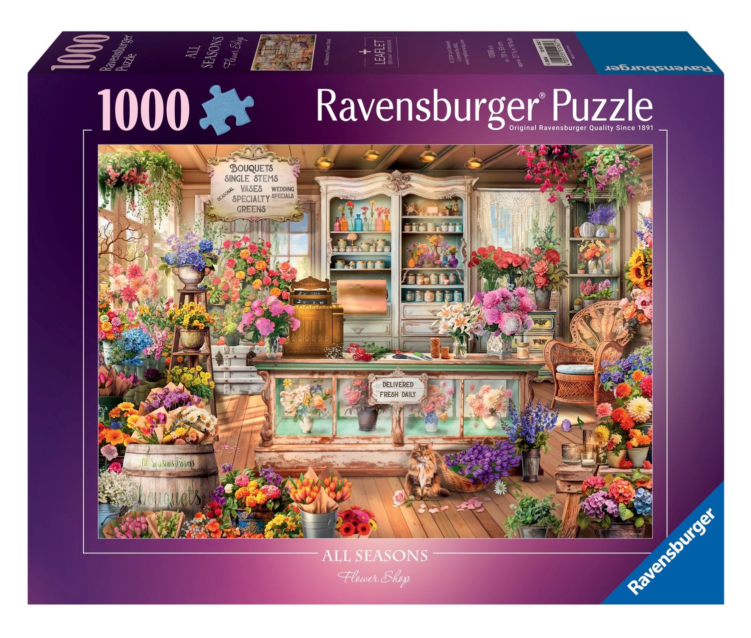 All Seasons Flower Shop 1000 Pc Puzzle