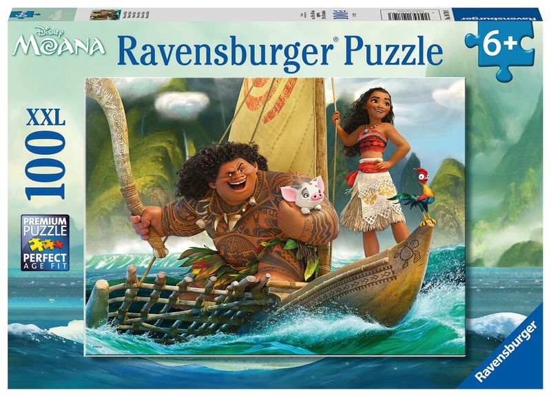Moana and Maui  100 pc Puzzle