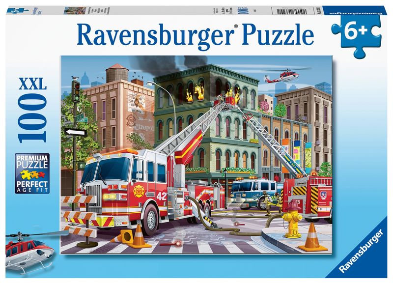 Fire Truck Rescue 100 pc Puzzle