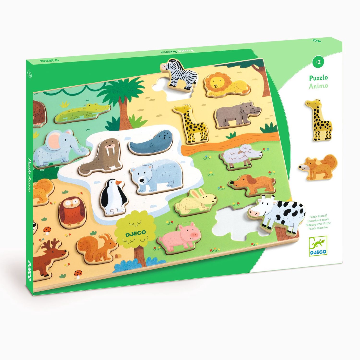 Wooden Puzzles Puzzlo Animo