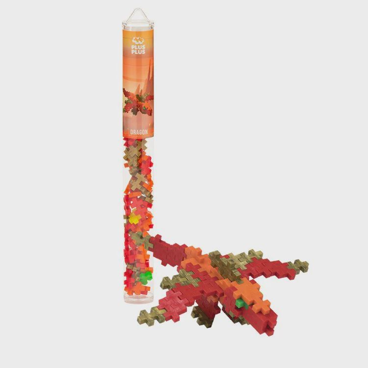 Plus Plus 70 pc Tube- Mythical Creatures &amp; Characters, Style: Dragon