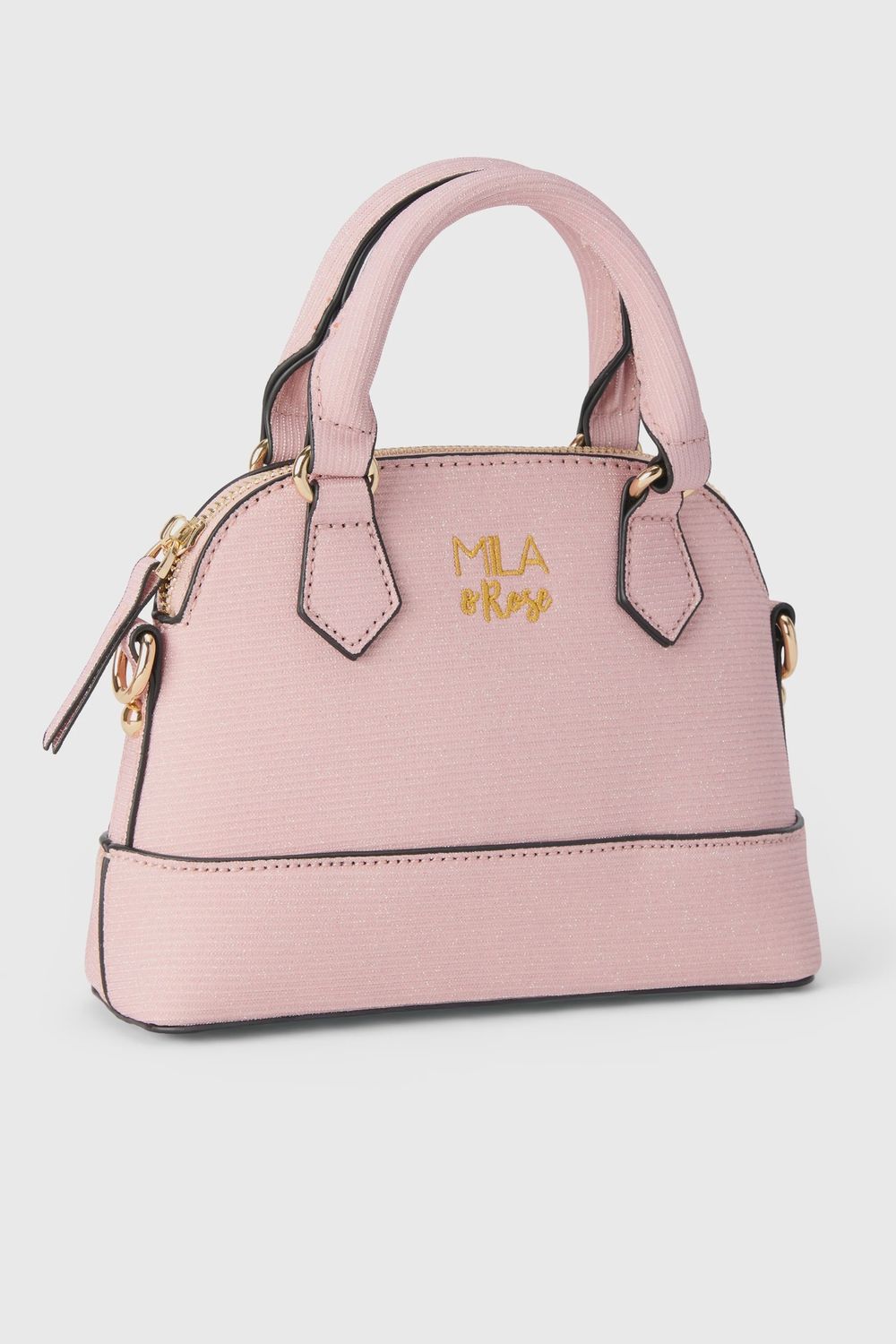 Girl's Crossbody Purse, Color: Light Pink Shimmer