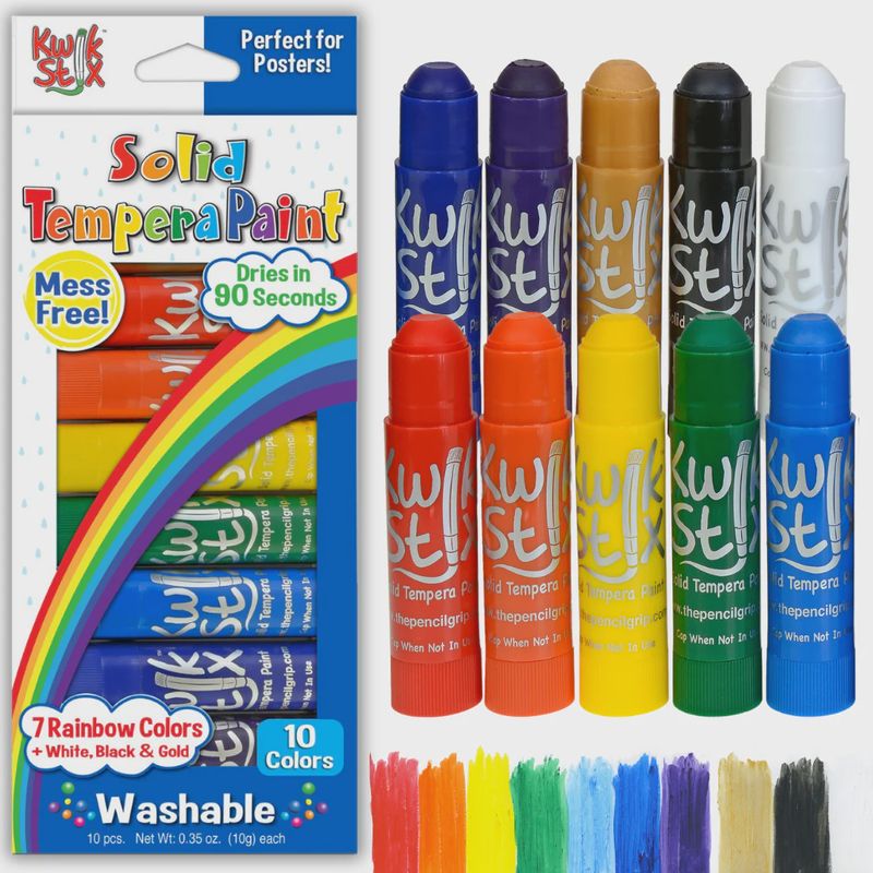 KwikStix Tempera Paint 10 colors