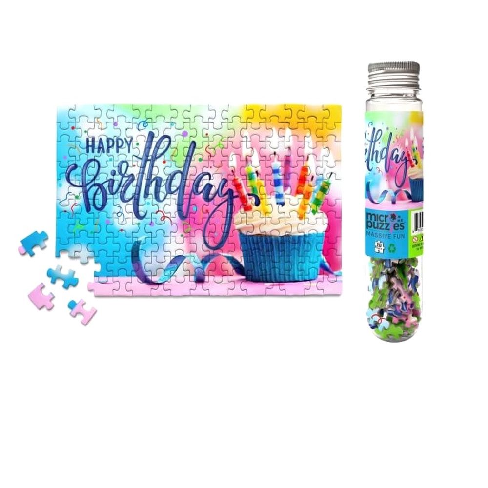 MicroPuzzles - Happy Birthday Cupcake