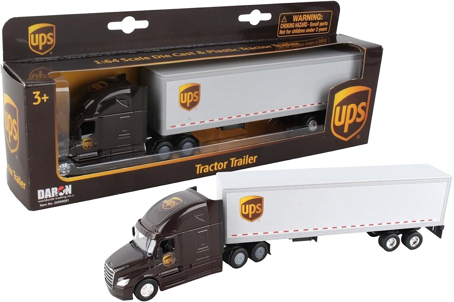 UPS TRACTOR TRAILER 1/64