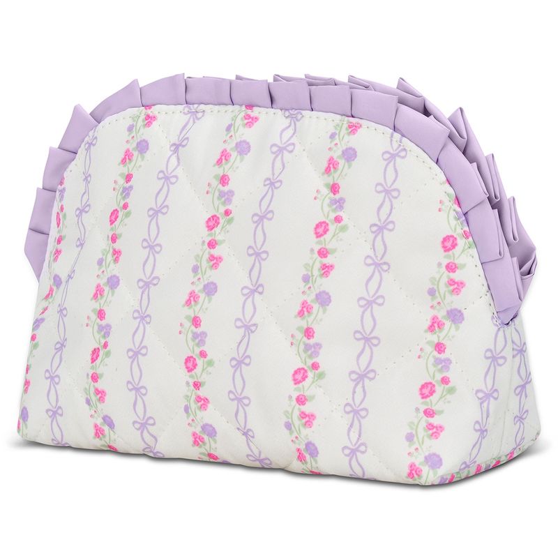 Forever Floral Oval Cosmetic Bag