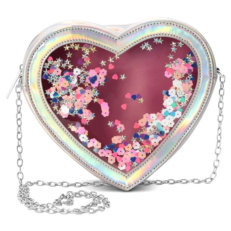 HEART CONFETTI CROSSBODY BAG