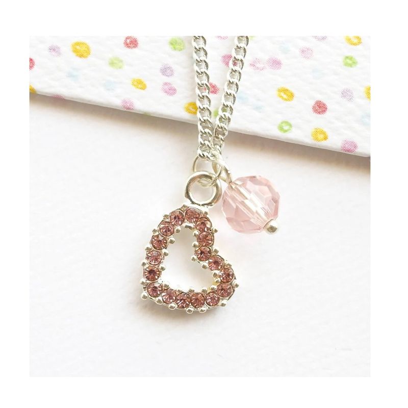 Diamante Heart Necklace