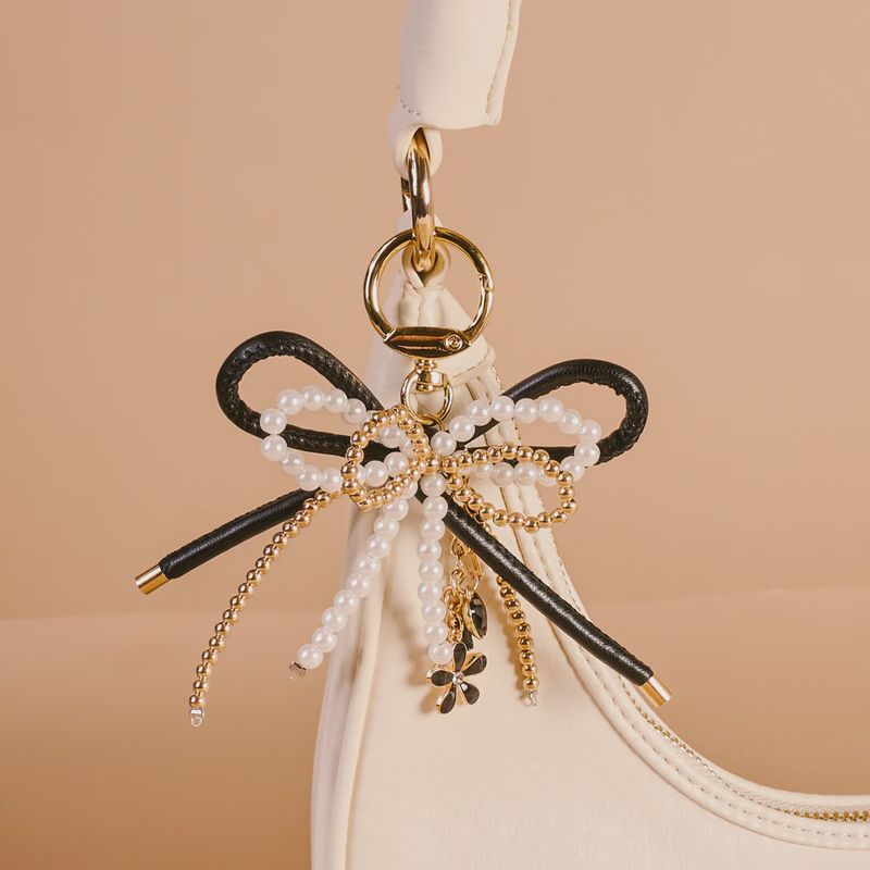 Layered Bows Bag Charm-Luxe Glam
