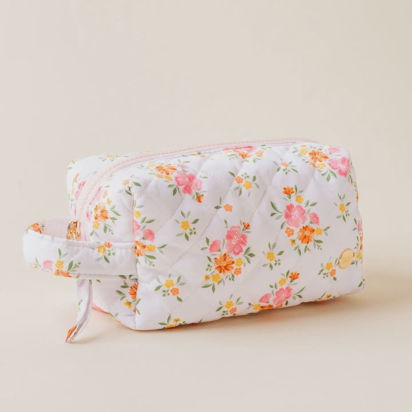 Essentials Quilted Cosmetic Pouch, Style: Endless Daydream