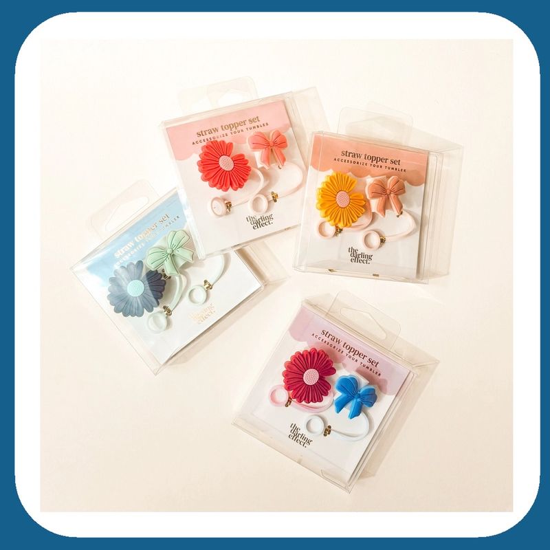 Straw Topper Set