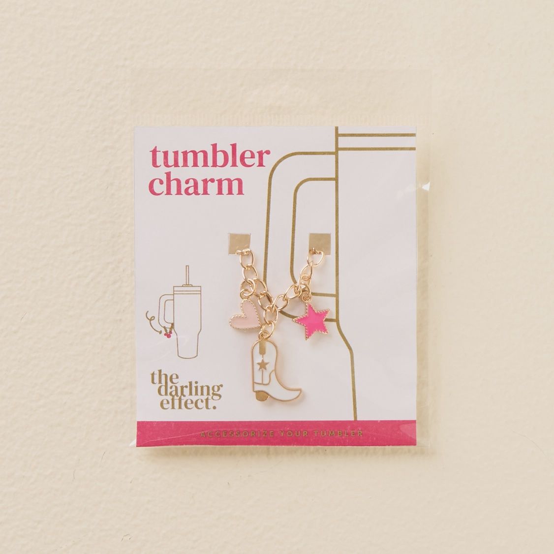 Tumbler Charm, Style: Cowgirl