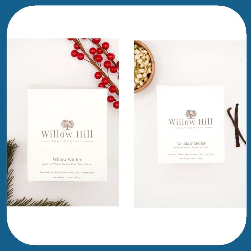 Willow Hill Soy Candle 10oz