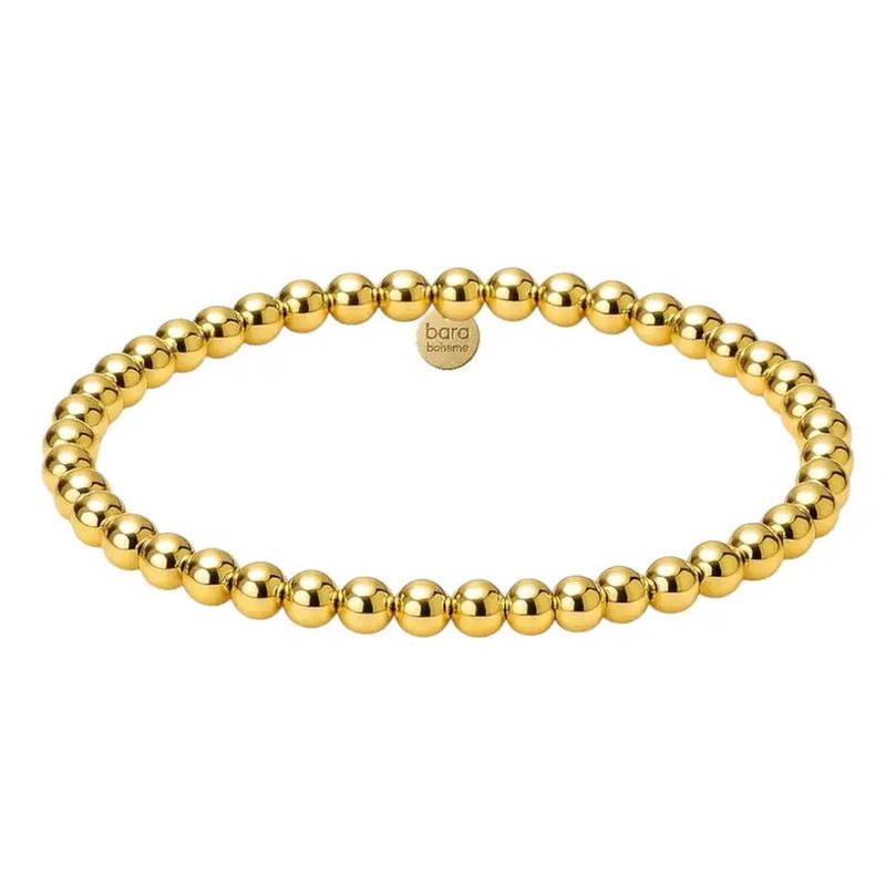 Angelina 2 Tone GF Gold Filled Beaded Bracelet