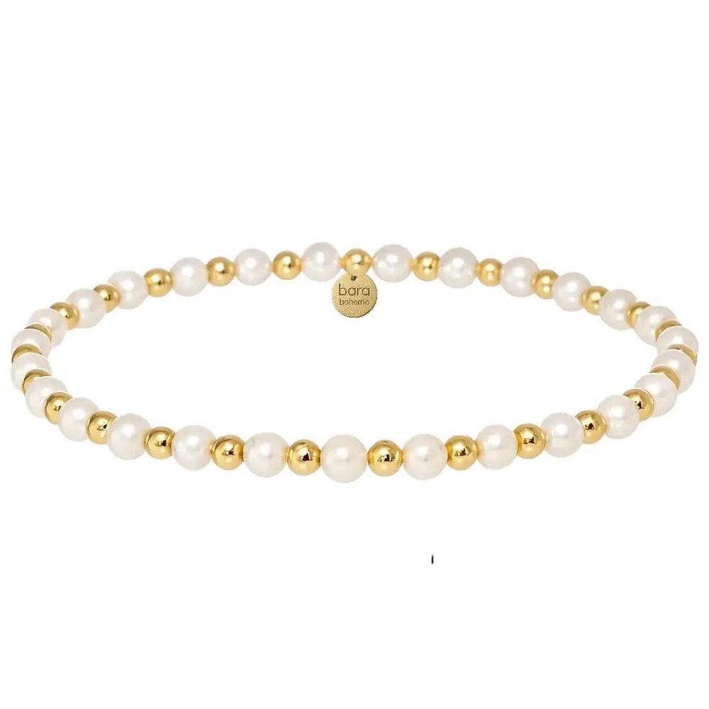 Jolie Gold Filled Beaded Bracelet