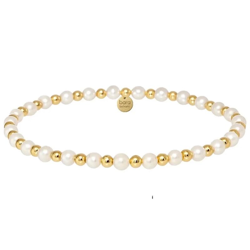 Jolie Gold Filled Beaded Bracelet