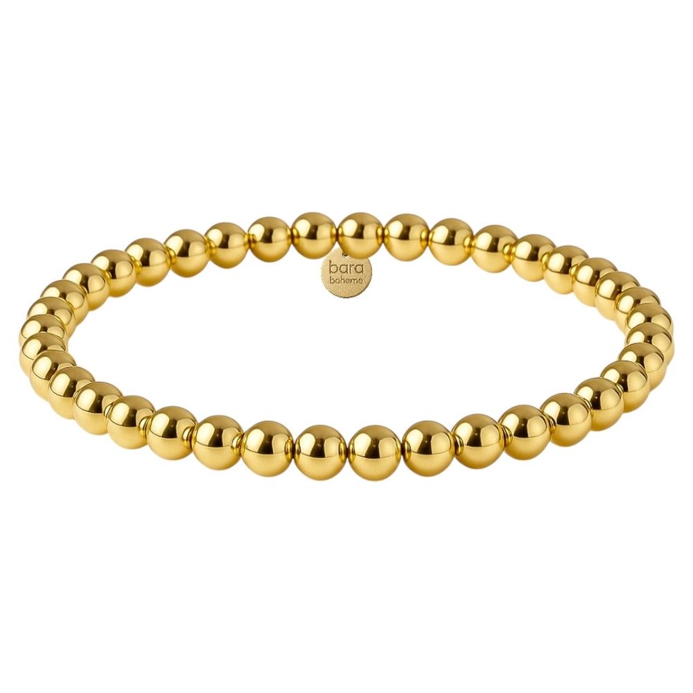 Classic 4MM Gold Filled Beaded Bracelet