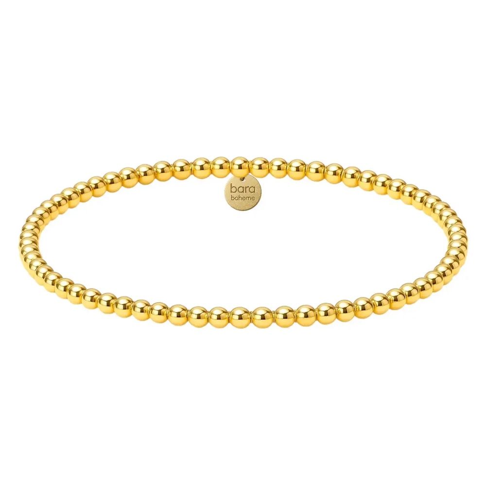 Classic 3MM Gold Filled Gold Filled Beaded Bracelet