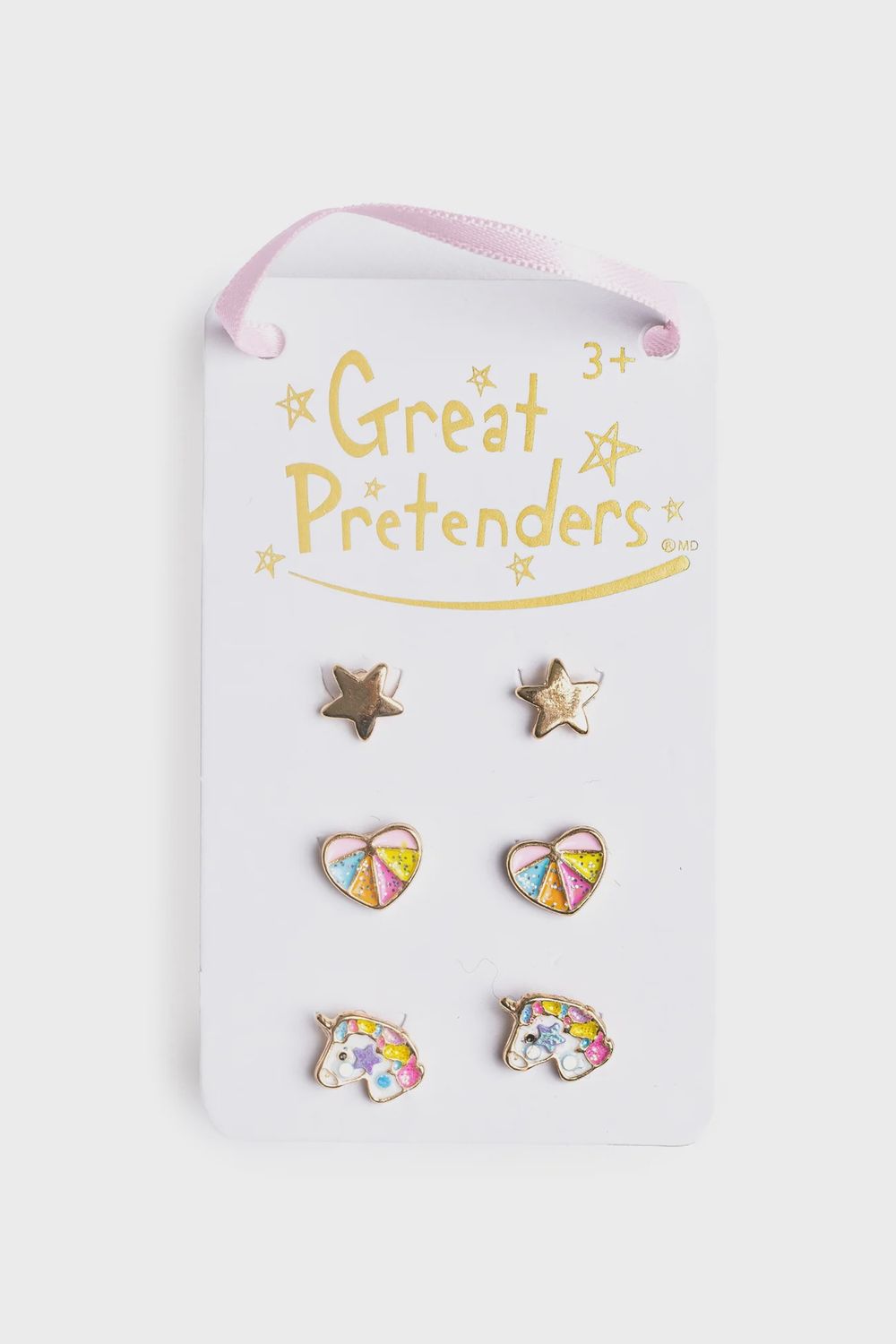 Boutique Studded Earrings 3 Pr, Style: Cheerful