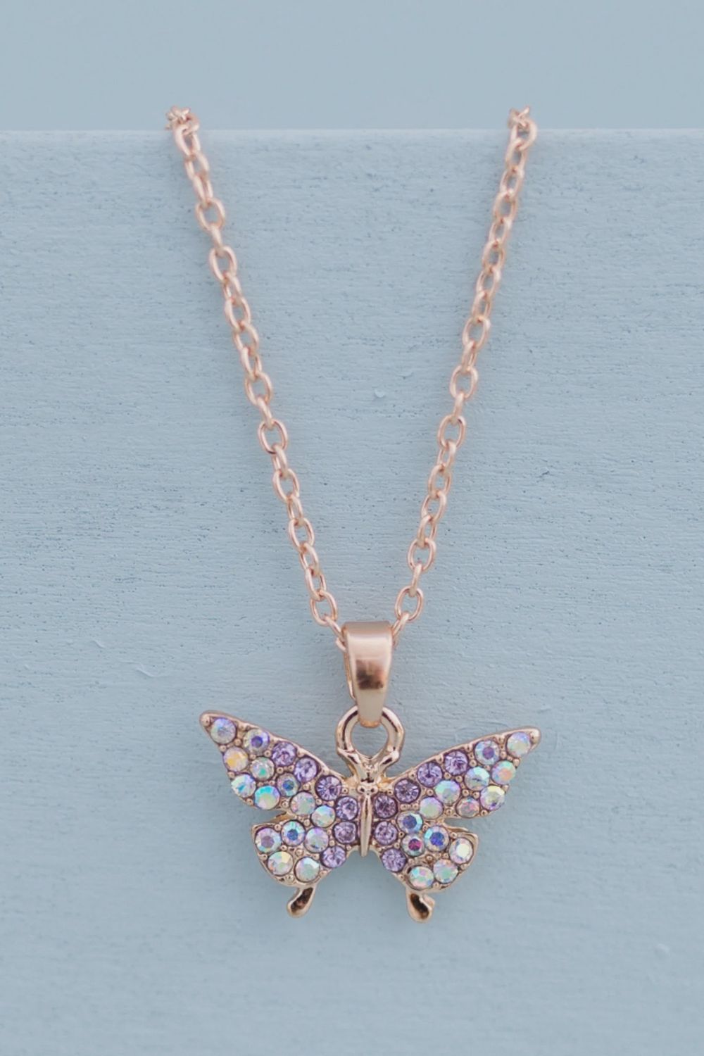 Boutique Necklace II, Style: Butterfly Gem