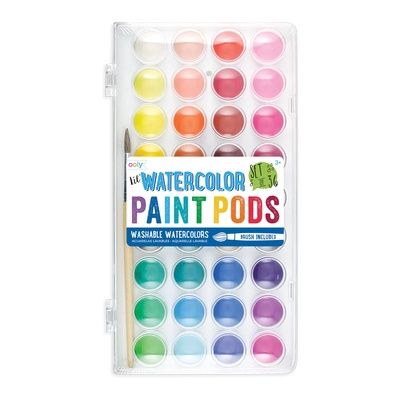 Watercolor Paint Pot