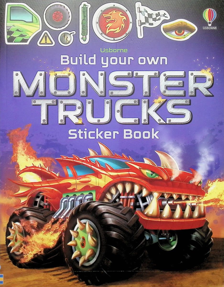 Build Your Own Monster Trucks Sticker Book