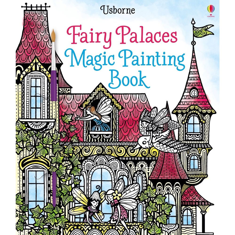 Fairy Palaces Magic Painting Book