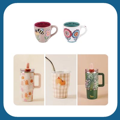 Mugs, Tumblers, &amp; Accessories