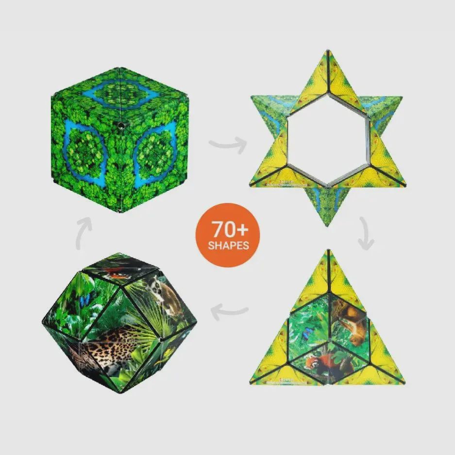 Shashibo Puzzle Cube, Style: Jungle
