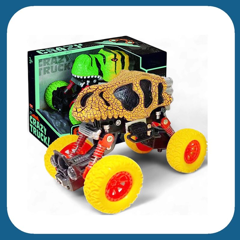 Crazy Truck - Pull Back Dinosaur Truck