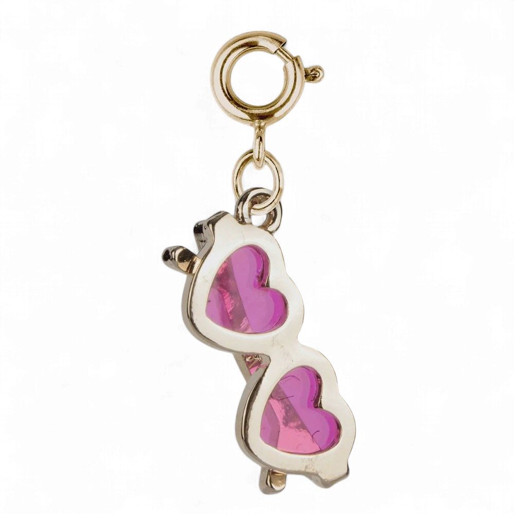 Charm It! Beauty &amp; Fashion Charms, Style: Gold Heart Sunglasses