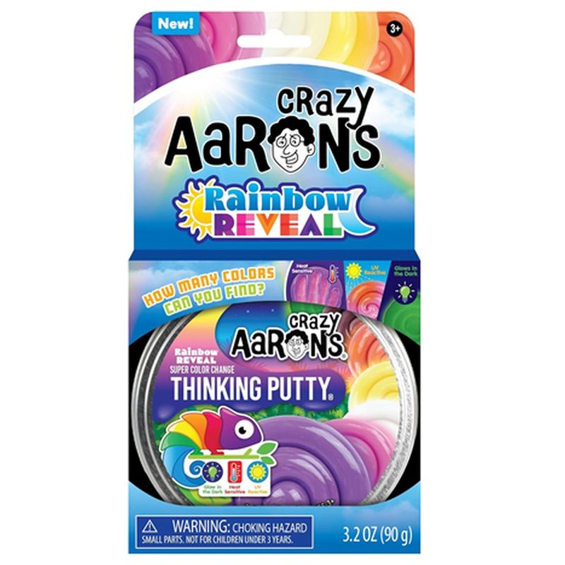 Rainbow Reveal - Full Size 4" Thinking Putty Tin