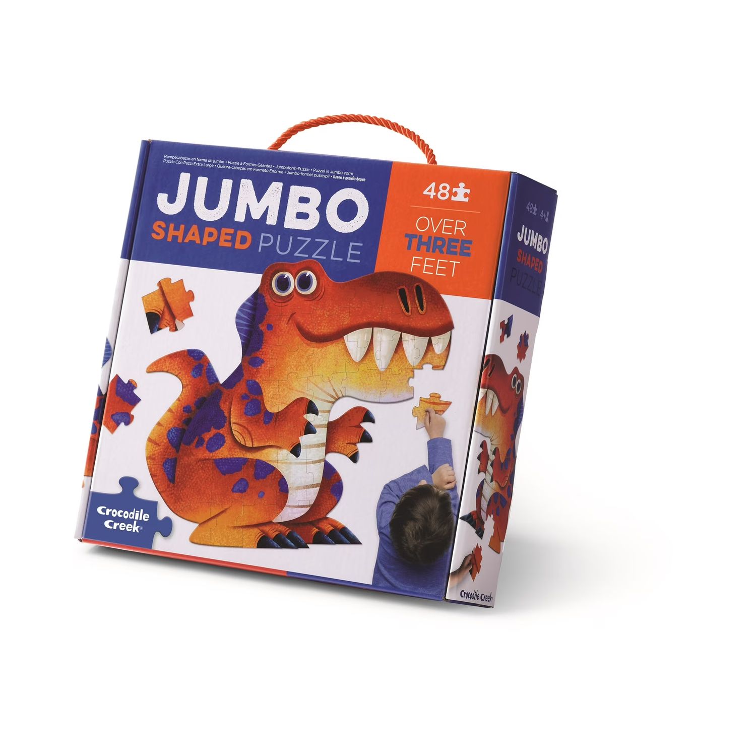48-pc Jumbo Puzzle, Style: Dinosaur