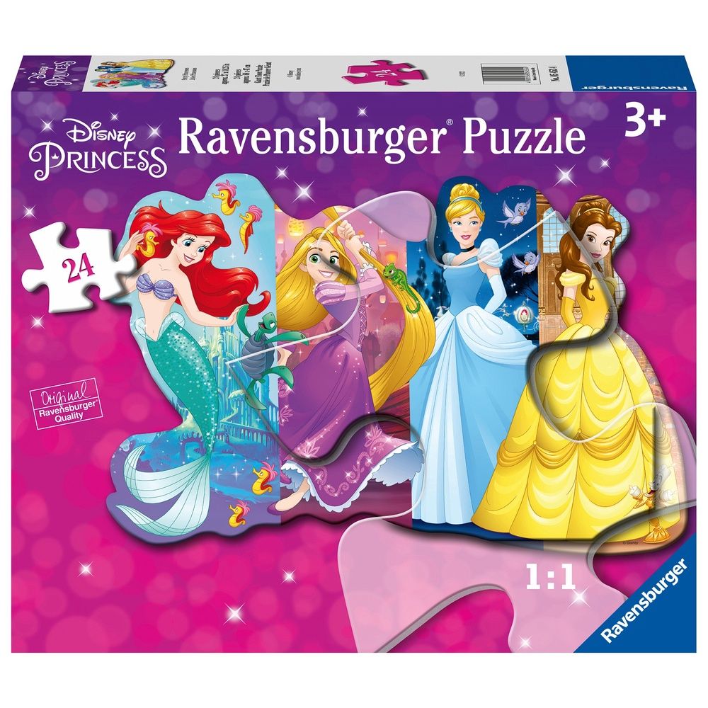 Pretty Princesses 24 pc Shaped Floor Puzzle