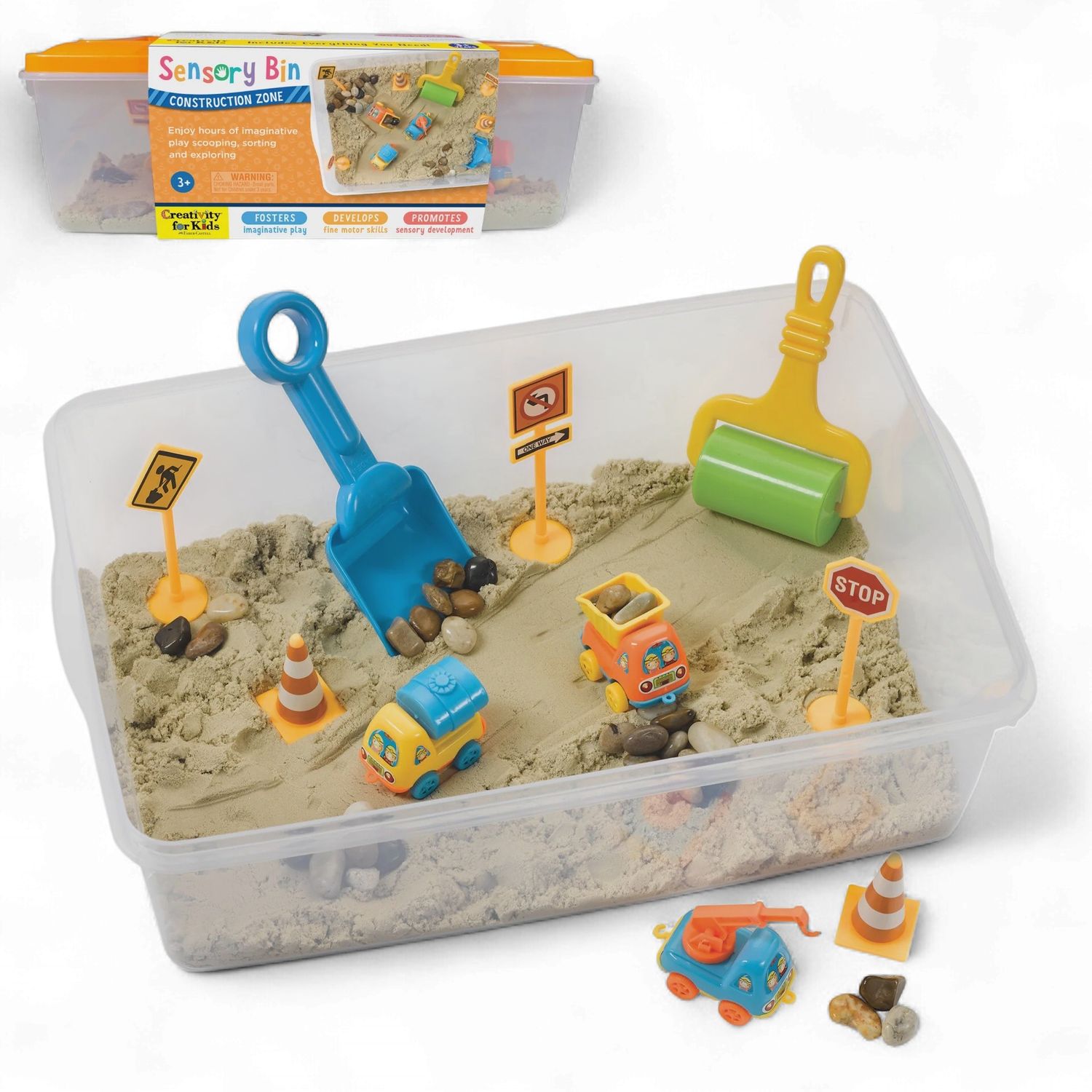 Sensory Bin, Style: Construction Zone