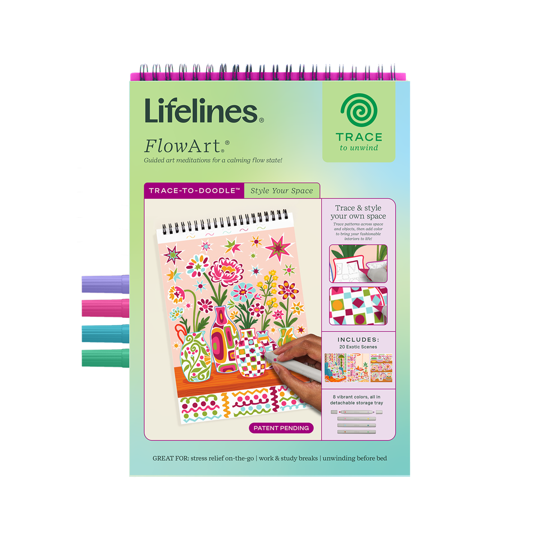 FlowArt, Style: Dot-By-Letter, Botanicals