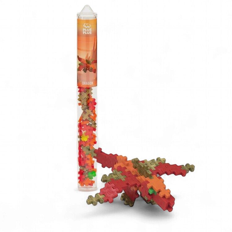 Plus Plus 70 pc Tube- Mythical Creatures &amp; Characters, Style: Dragon
