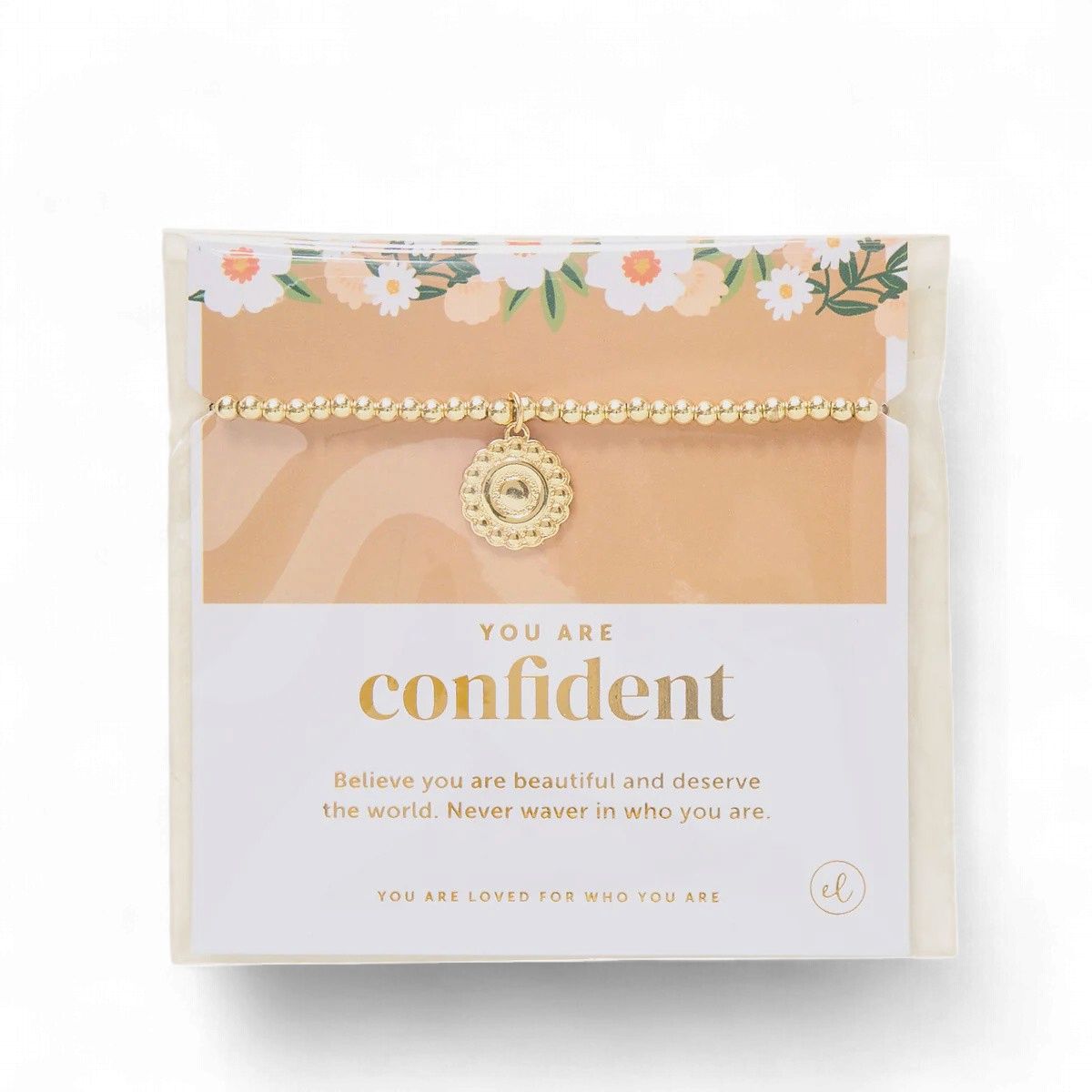 Trait Charm Bracelet Gold, Style: Confident