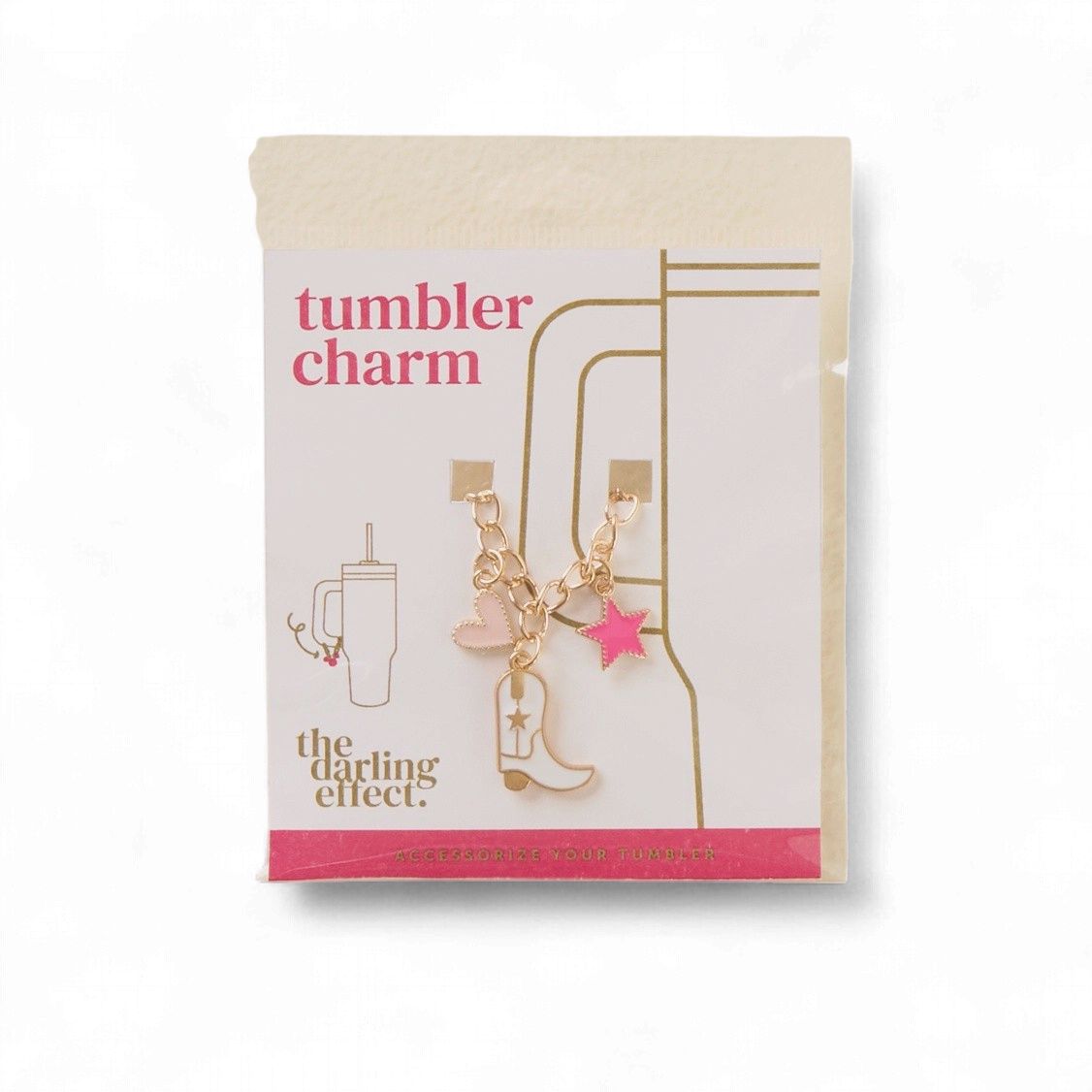 Tumbler Charm, Style: Cowgirl